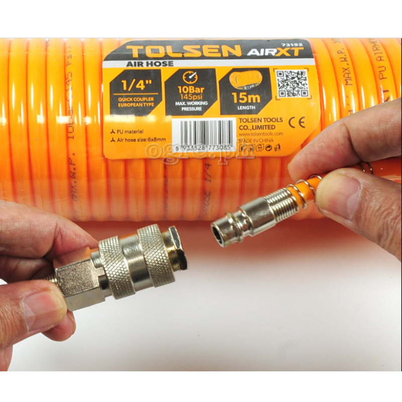 [ CHÍNH HÃNG ] Ống Khí Nén 1/4" Dài ( 10M - 15M ) Tolsen [ Real | TSE ]