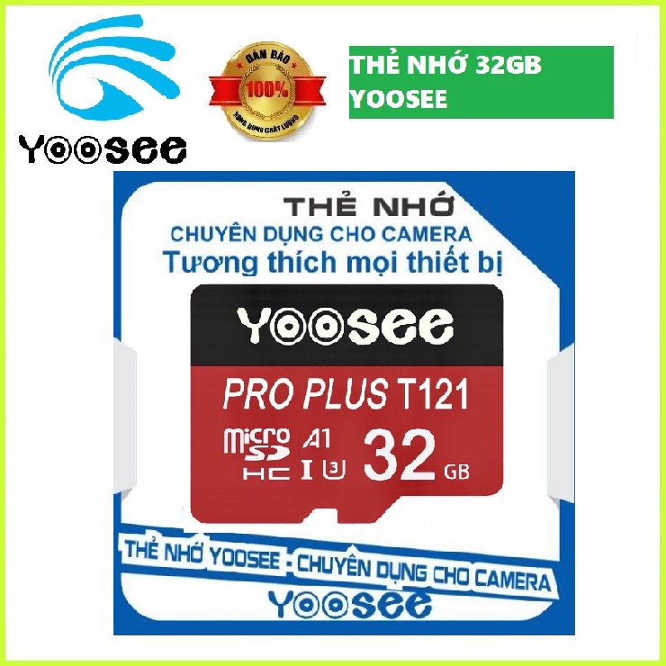 Thẻ nhớ yoosee 32 GB YOOSEE/LƯU ĐÈ TRONG 6 NGÀY