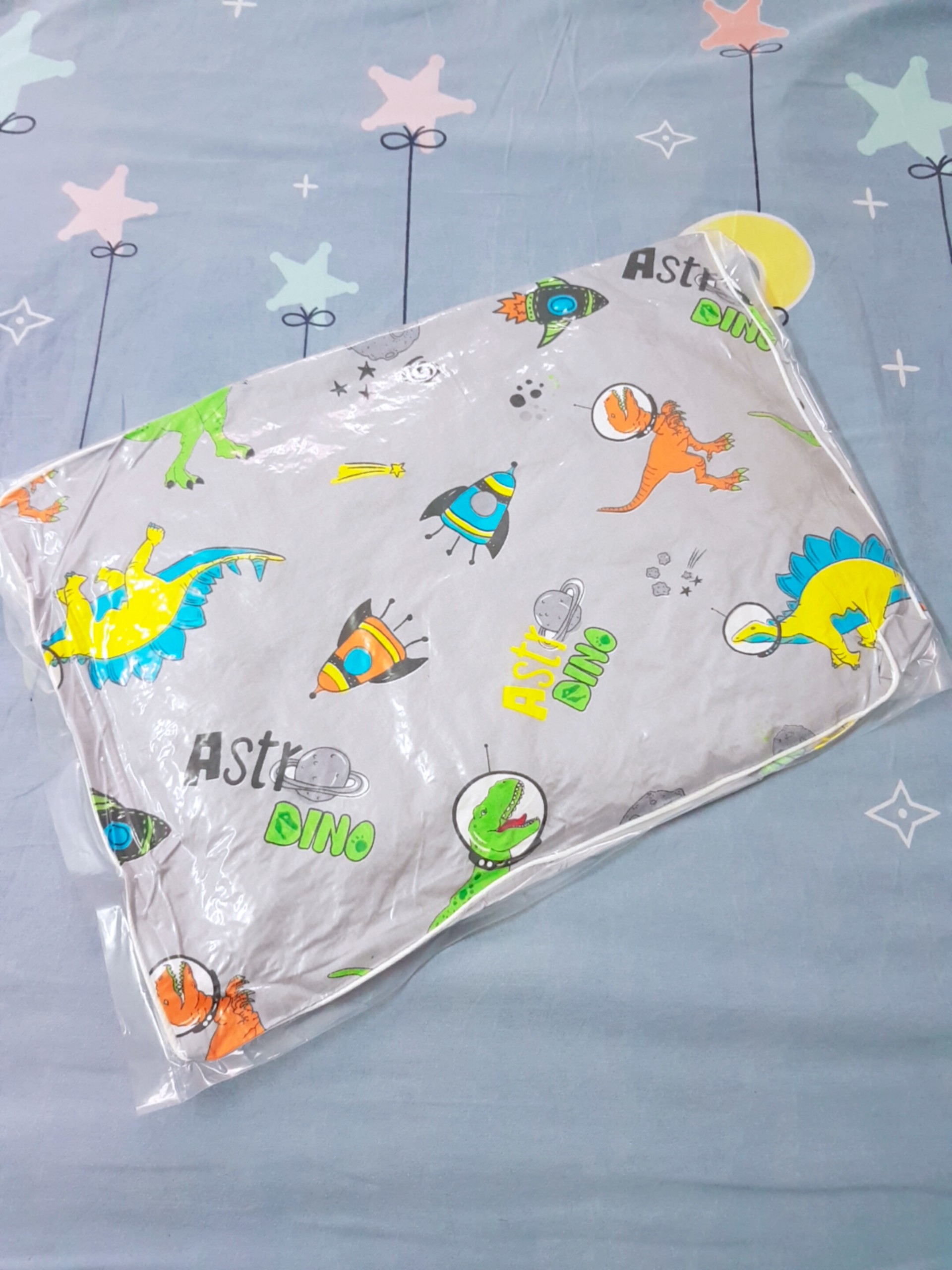 Gối cotton lụa mujji 100% thoáng mát cho trẻ em