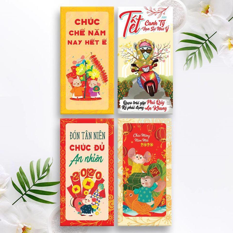 [HCM]Combo 20 Bao Lì Xì Độc Đáo Tết 2020