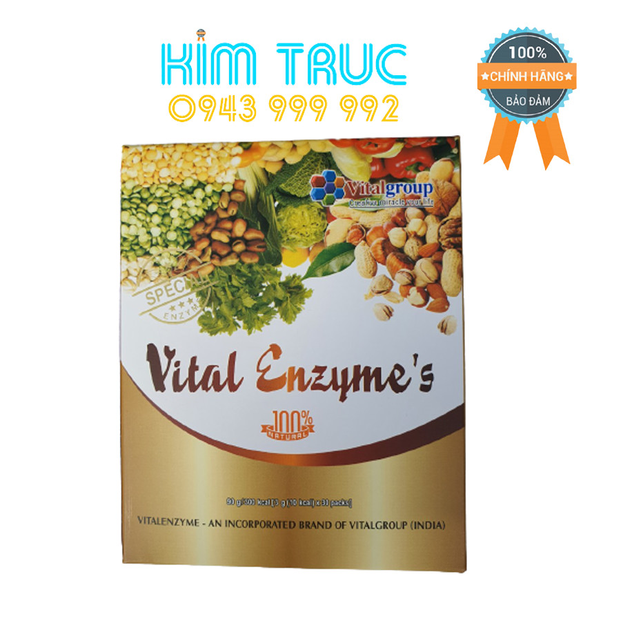 HCMEnzymes Vital Hàn Quốc Hộp 30 gói bổ sung Enzyme tự nhiên