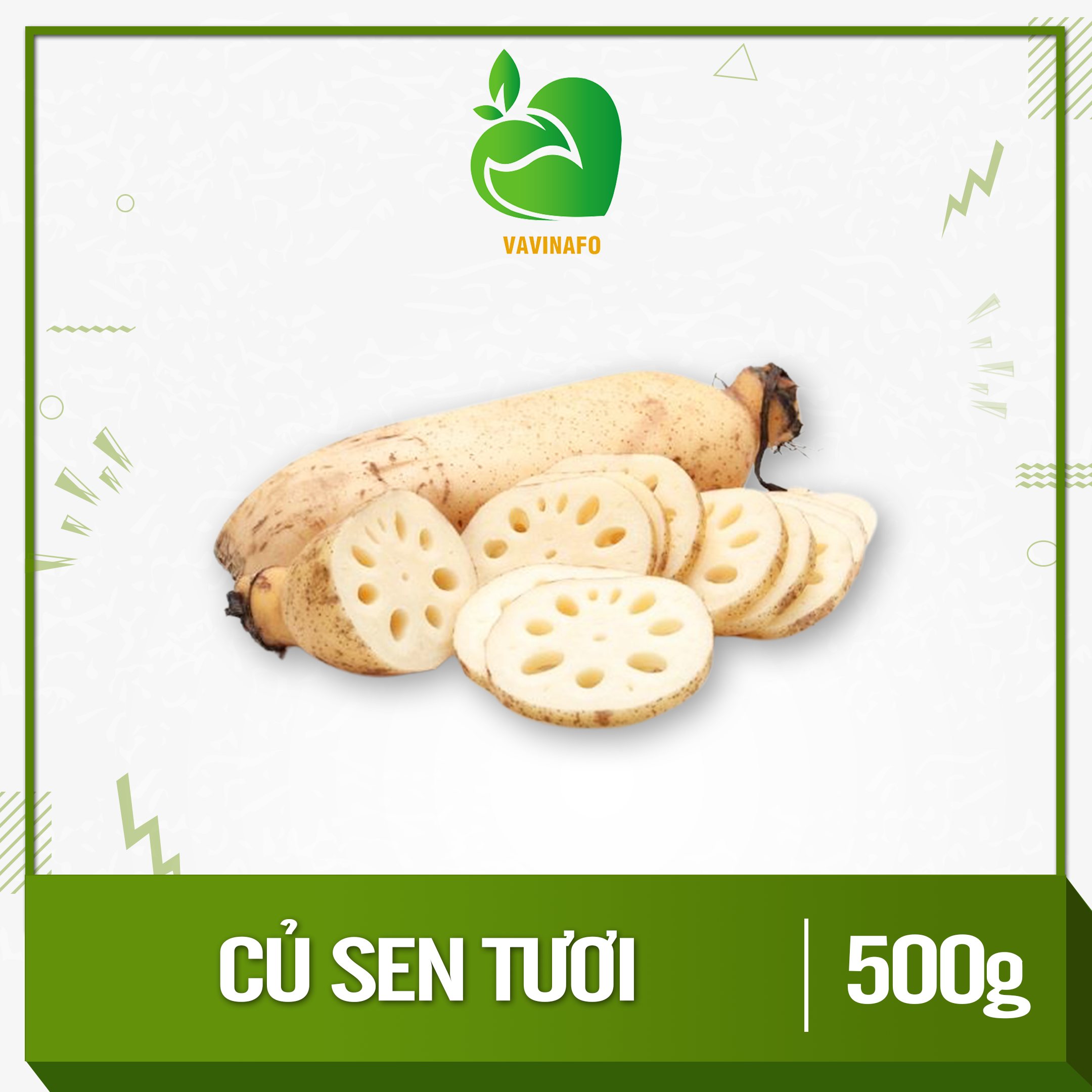 HCM - Củ sen tươi (500 g) - [Giao nhanh TPHCM]