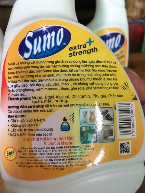 Xịt khử mùi Sumo