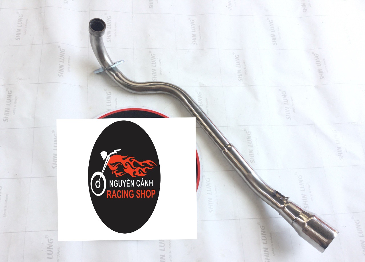 Cổ pô Blade 110 gắn bô độ cho Honda Wave Blade 110cc