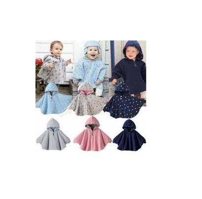 Áo choàng bông 2 mặt cho bé từ 0 đến 3 tuổi