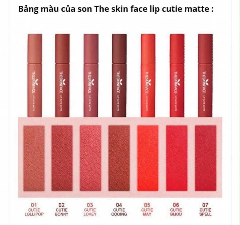 SON THE SKINFACE LIP CUTIE MATTE