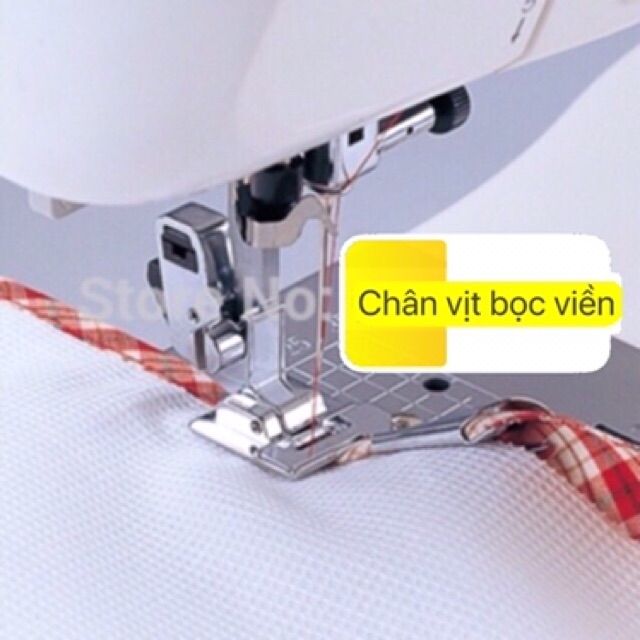 Chân vịt bọc viền máy may gia đình đa chức năng.