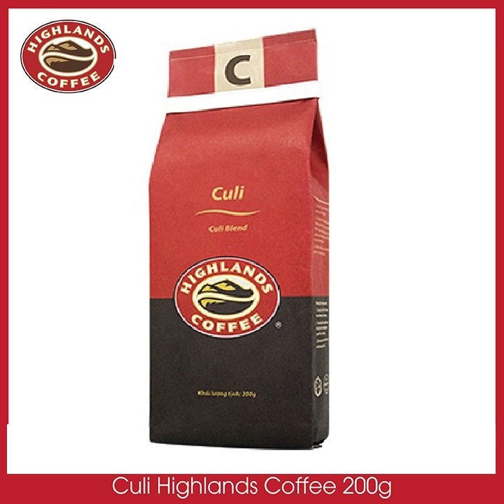 Cà phê Rang xay Highlands Coffee 200g - Moka/Culi/Sành Điệu/TruyềnThống/Di Sản