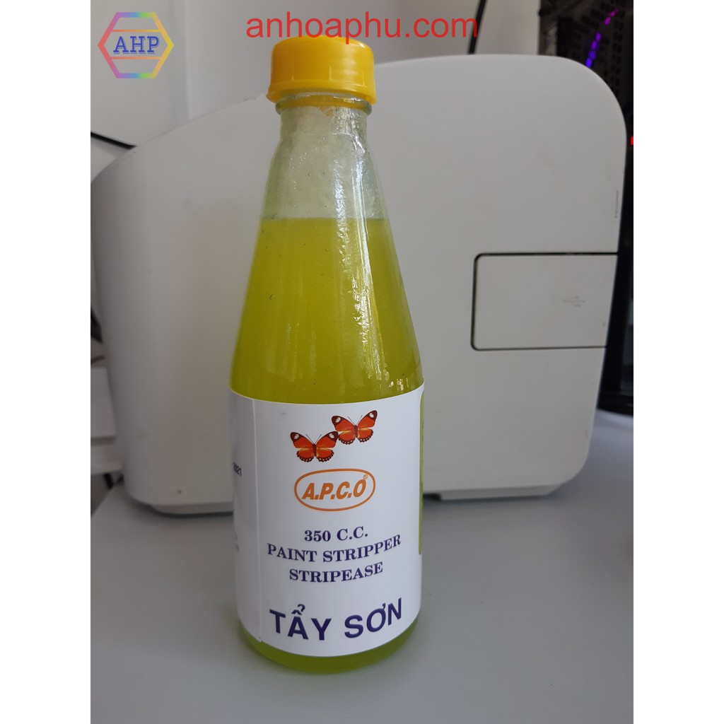 Dung dịch tẩy sơn, chất tẩy sơn APCO trên kim loại, gỗ, bê tông chai 350ml