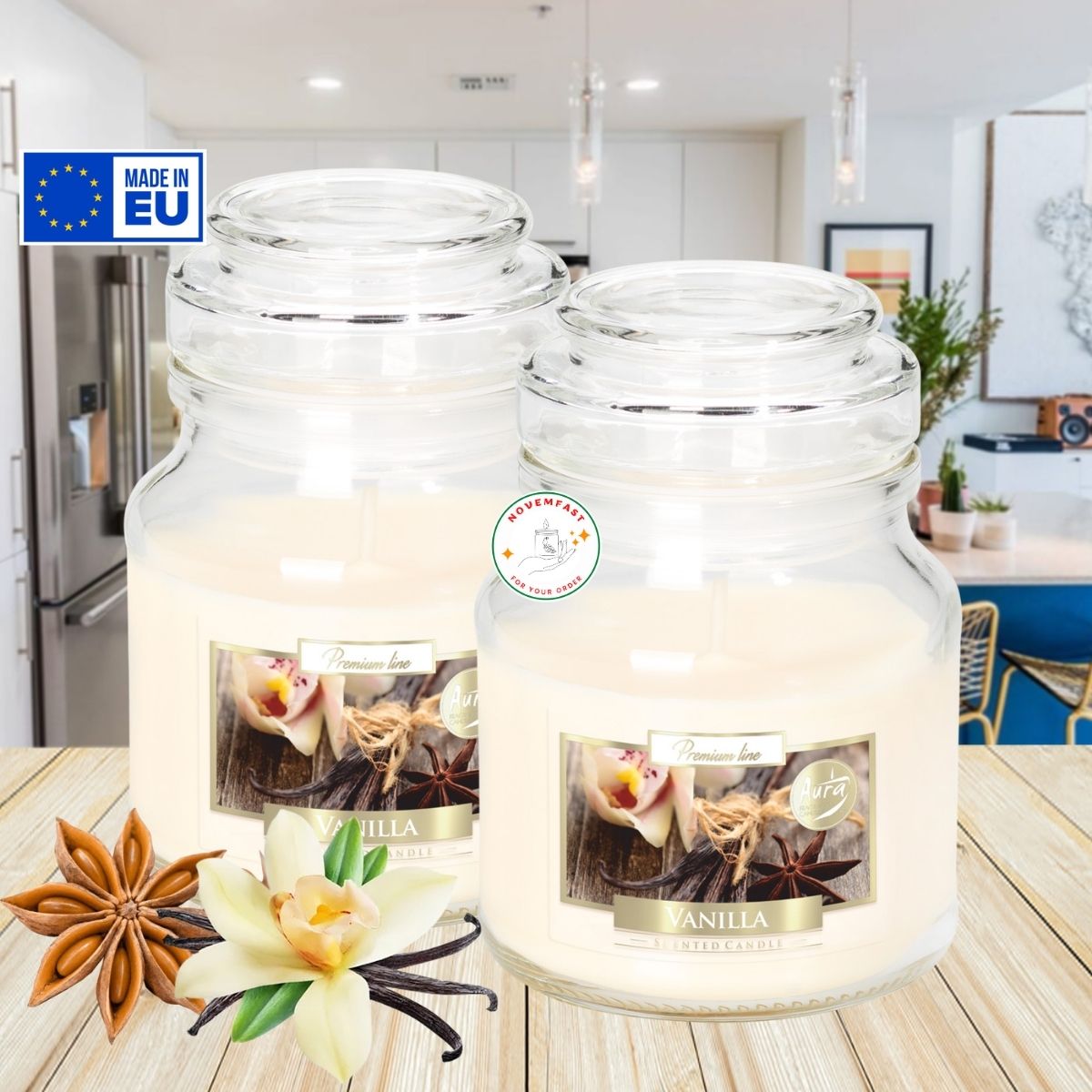 Combo 2 Hũ nến thơm phòng Bispol 120g