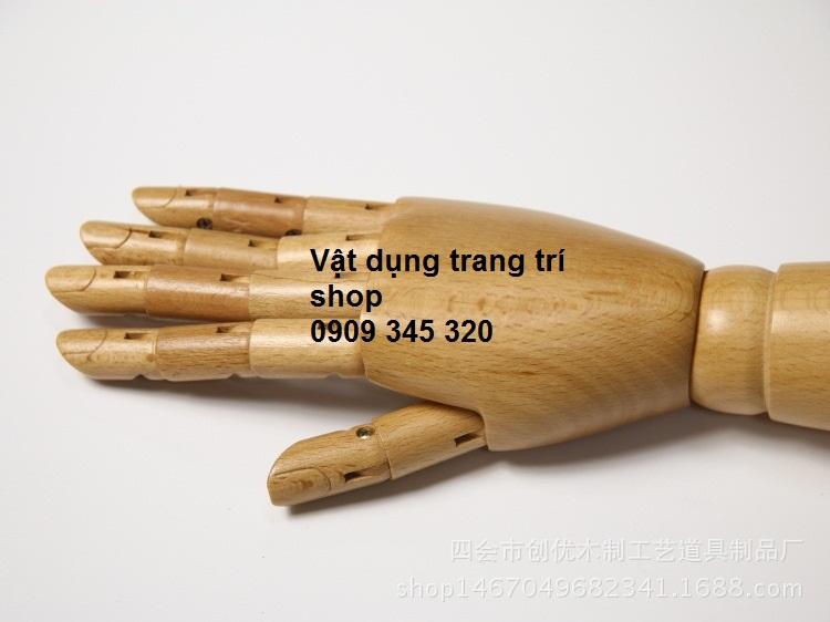 Manocanh Nữ Tay Gỗ Màu Vàng