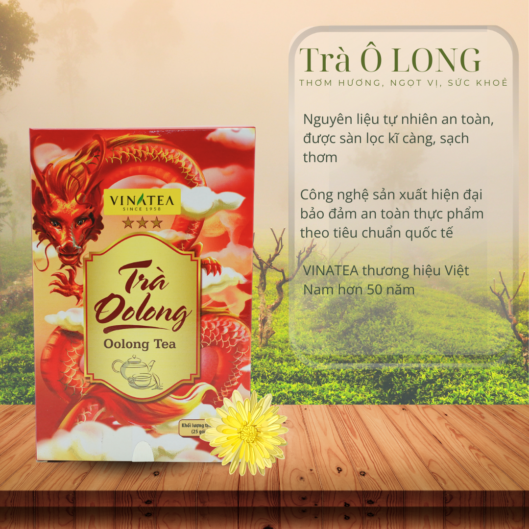 Trà Vinatea Oolong ba sao 200g