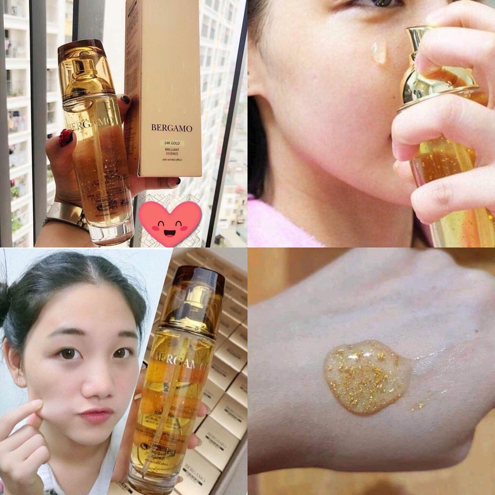 Serum Dưỡng Da Bergamo Hàn Quốc Gold 24K Chống Nhăn