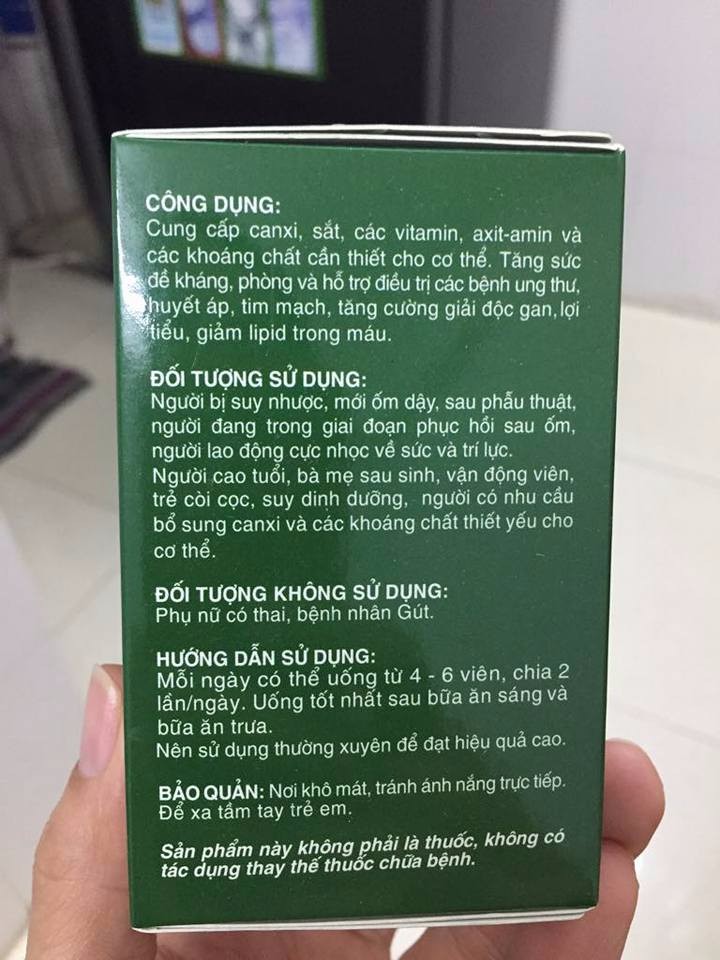 Viên Rau Chùm Ngây Moris 120v (Viên Nang Chùm Ngây Moris)