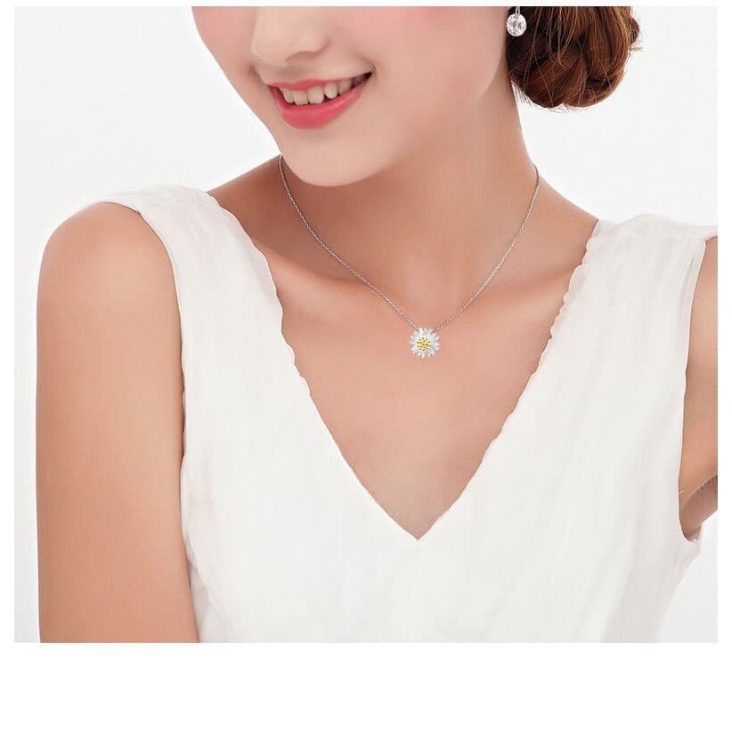 Dây Chuyền Hoa Cúc Siêu Xinh