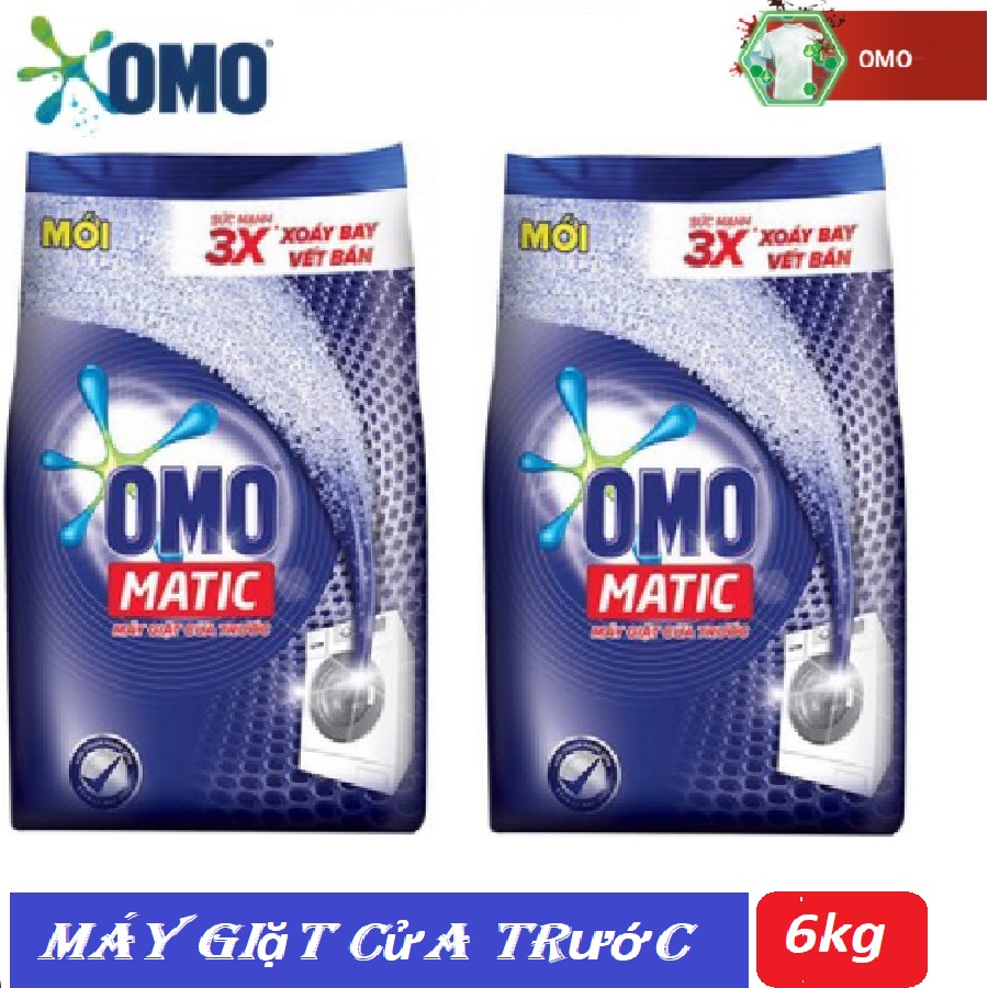 [HCM]BỘT GIẶT OMO MATIC 5.7KG(cửa trước - Xanh)