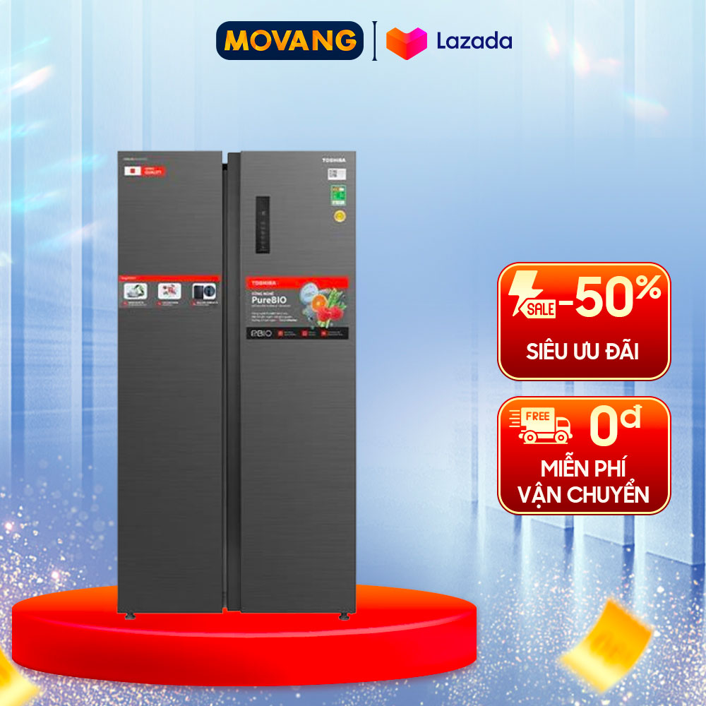 Tủ Lạnh Toshiba Inverter 555 Lít GR-RS696WI-PMV(60)-AG - FREESHIP HCM