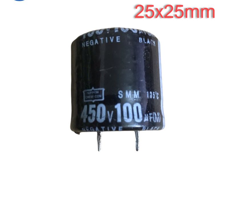 Tụ hóa 100uf 450v 100uf 25x25mm