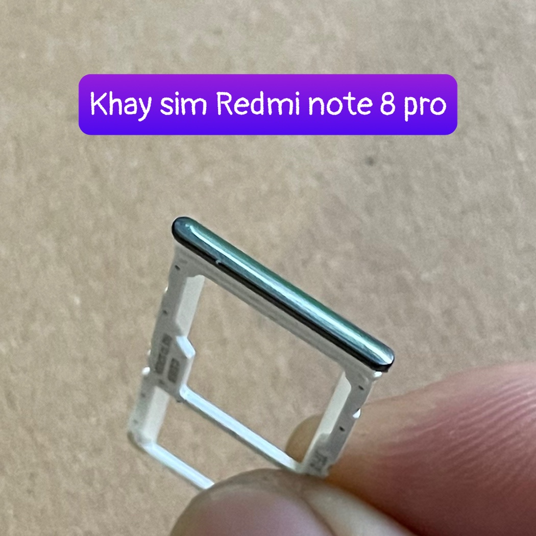 Khay sim Redmi note 8 pro