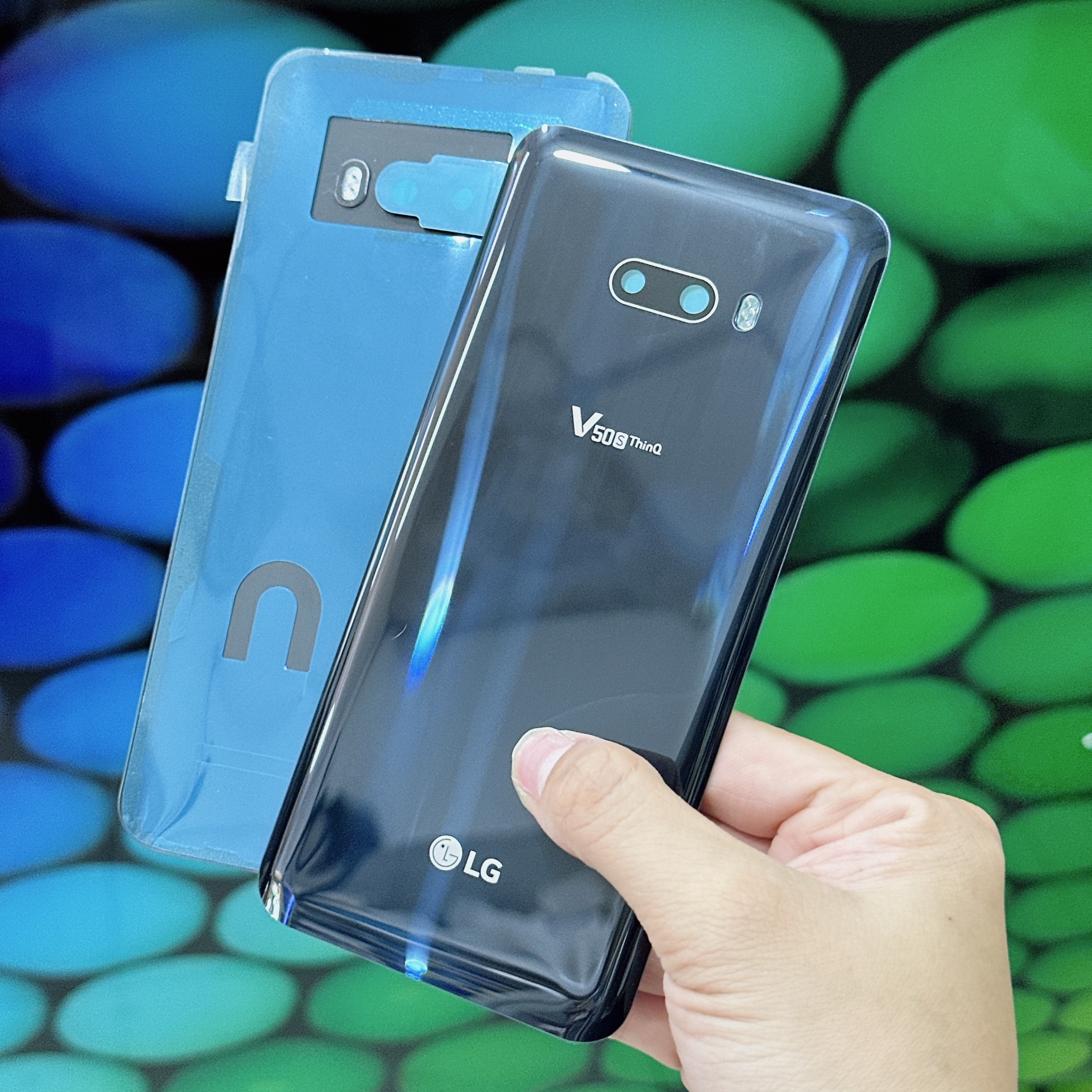Nắp lưng kèm kính camera LG V50s / V50s ThinQ