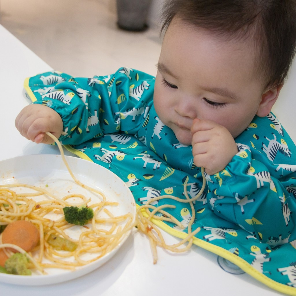 Yếm TIỂU QUÝ TỘC -[TidyTot UK] Cover and Catch Bib