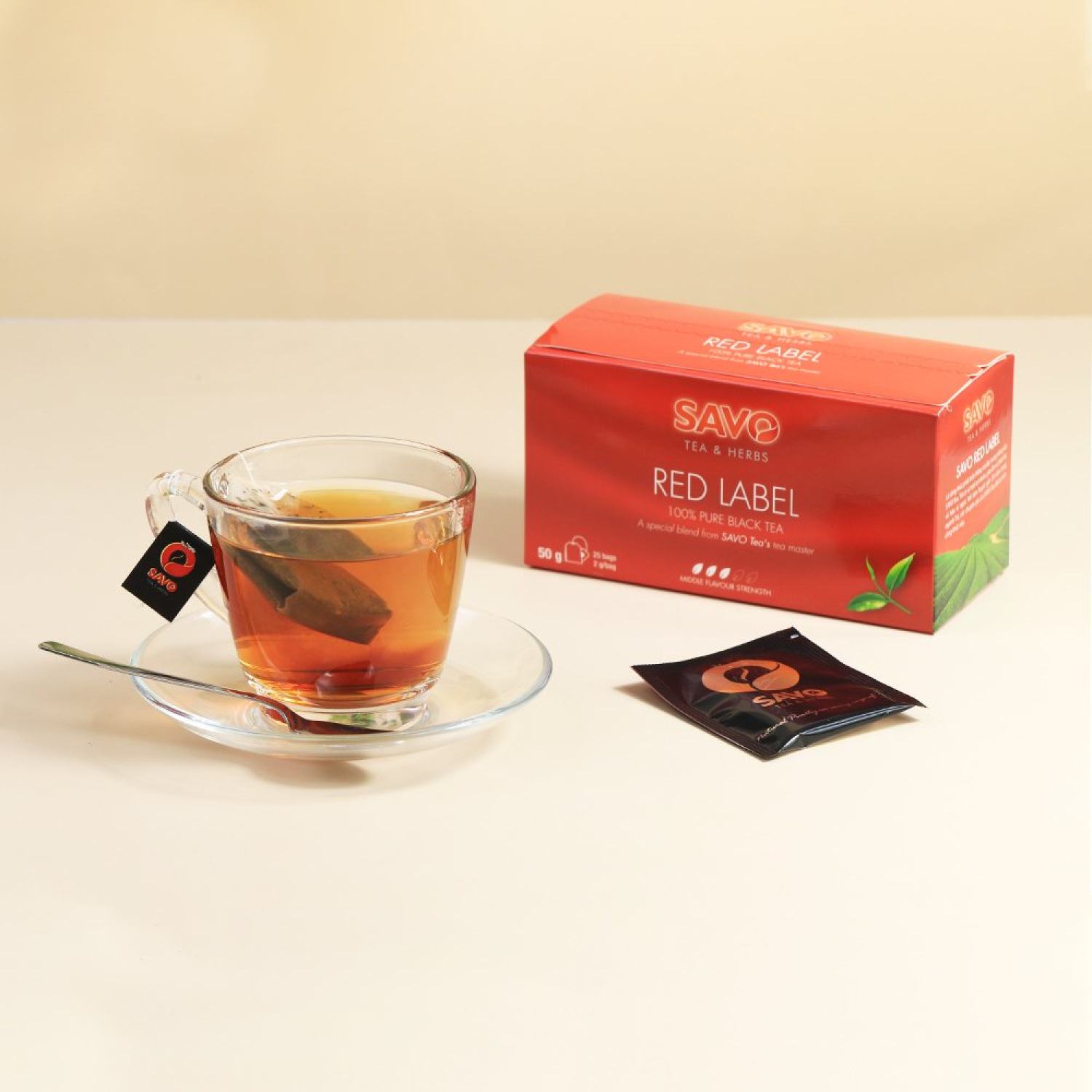 Hồng trà túi lọc SAVO - Red label