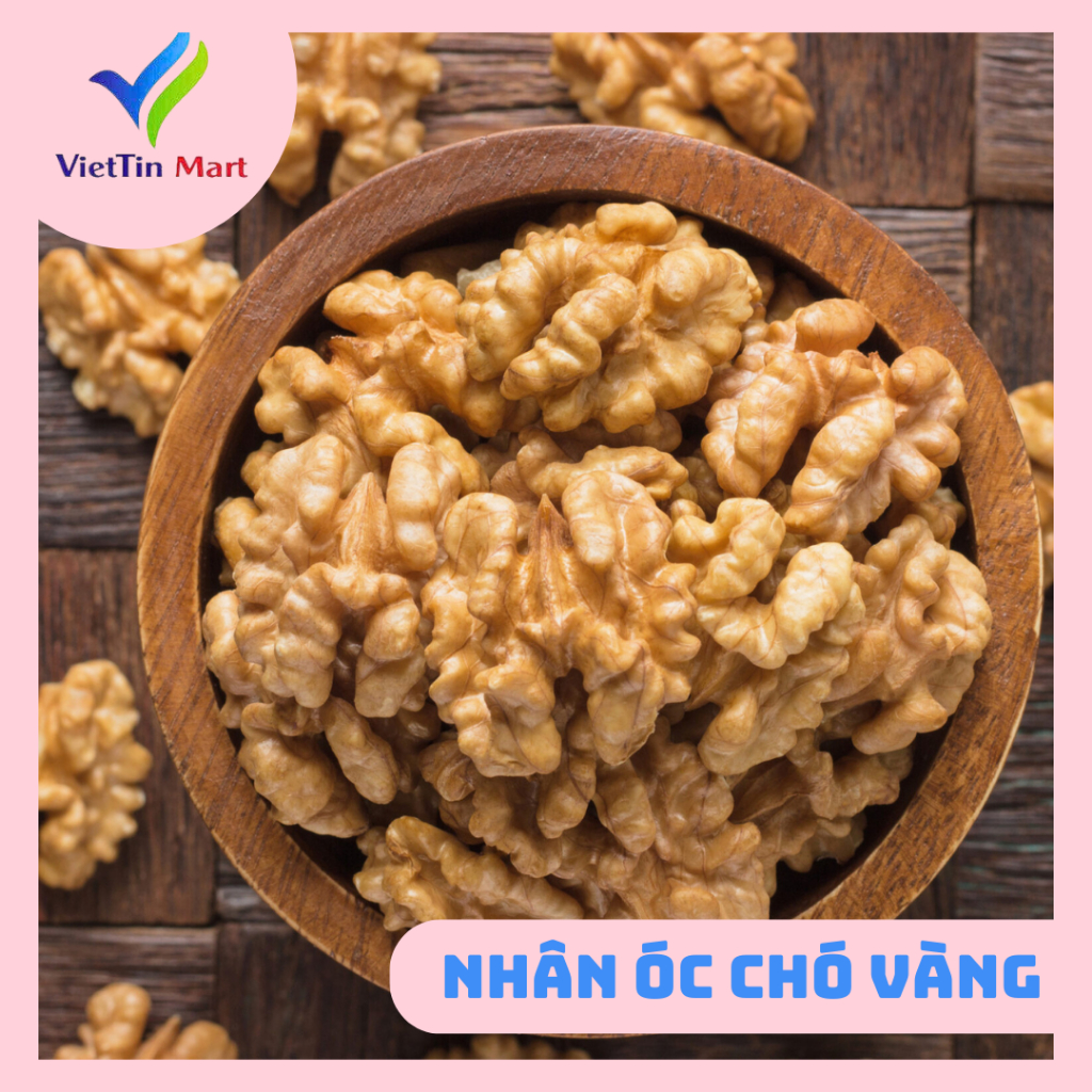 500G Nhân Óc Chó Vàng