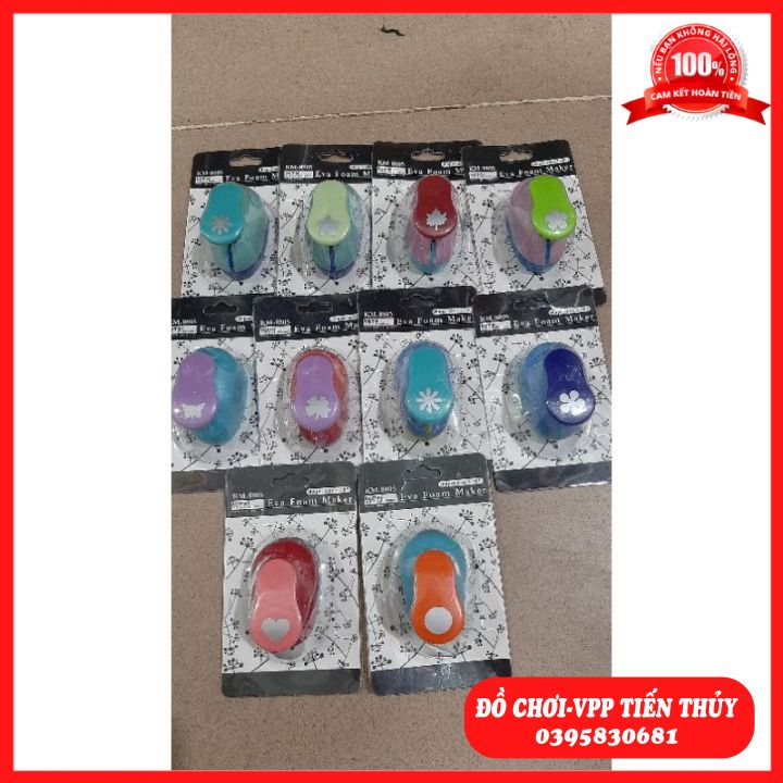 Dập hoa trợ lực 2.5cm Bấm Giấy, Dập Giấy Tạo Hình nhiều mẫu khác nhau