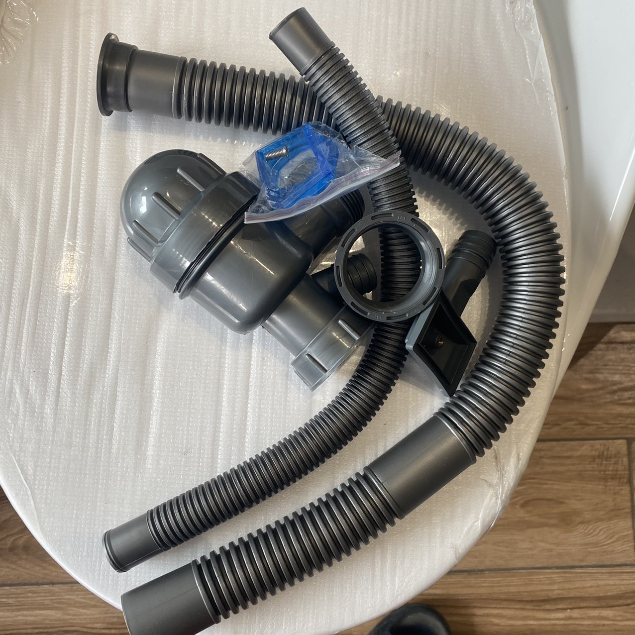 Bộ xả chậu rửa chén bát inox 304 phi 110