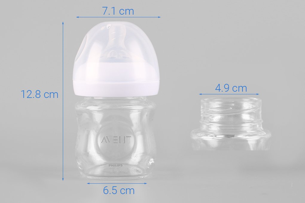 [THANH LÝ] Bình Sữa Thủy Tinh Avent 120ml Natural Cho Bé