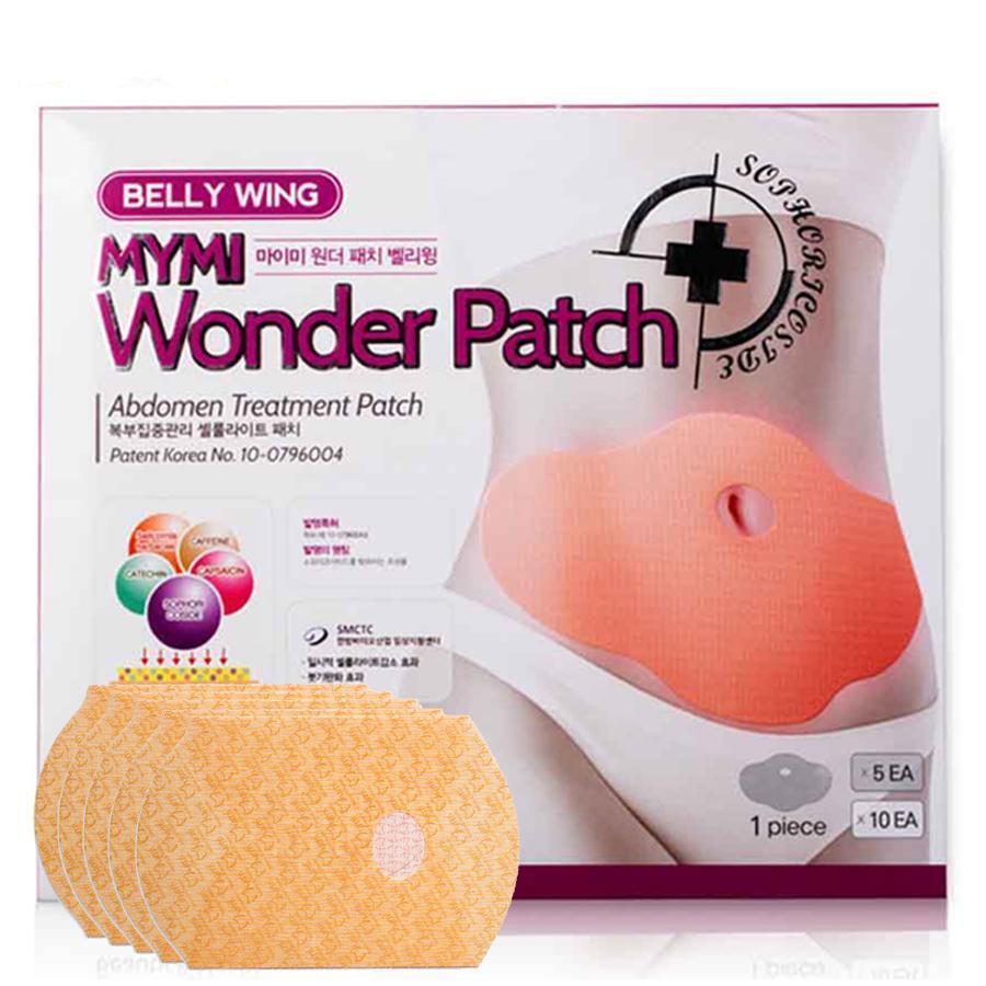 Miếng dán tan mỡ bụng Hàn Quốc MyMi Wonder Patch (Bộ 5 miếng)