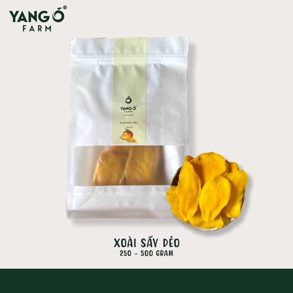 Xoài sấy dẻo không đường yang o farm - xoài nguyên miếng ngọt tự nhiên không chất bảo quản
