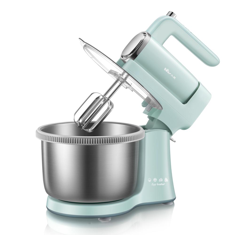 Máy đánh trứng, trộn bột, đánh kem 9 tốc độ Bear DDQ B03V1 (Bản nâng cấp của A40A1, đẹp hơn, hiệu quả hơn)