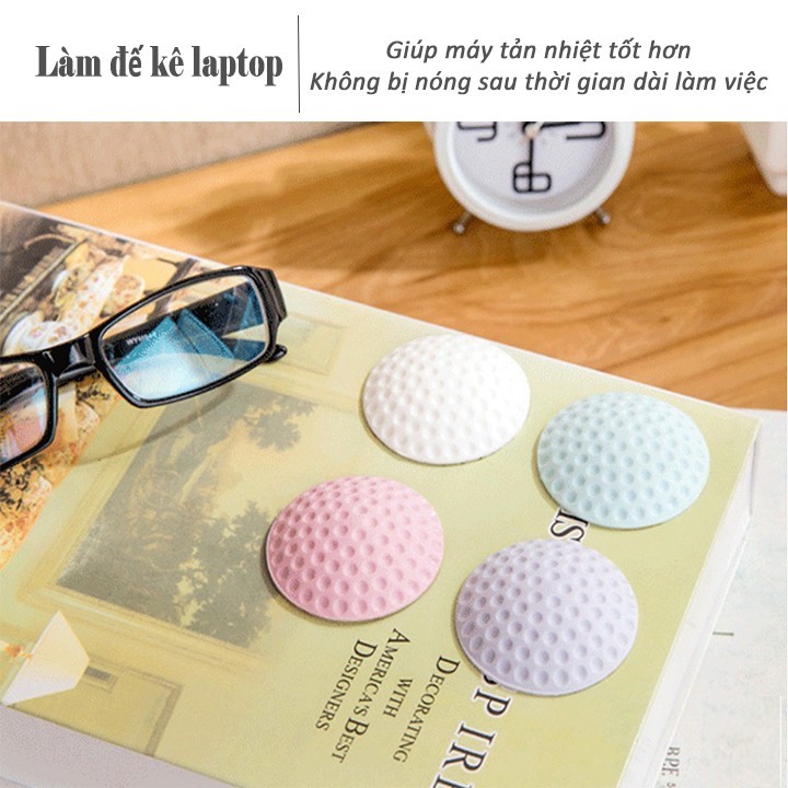 Combo 2 Miếng Dán Silicon Tròn Chống Va Đập Cửa Tiện Dụng