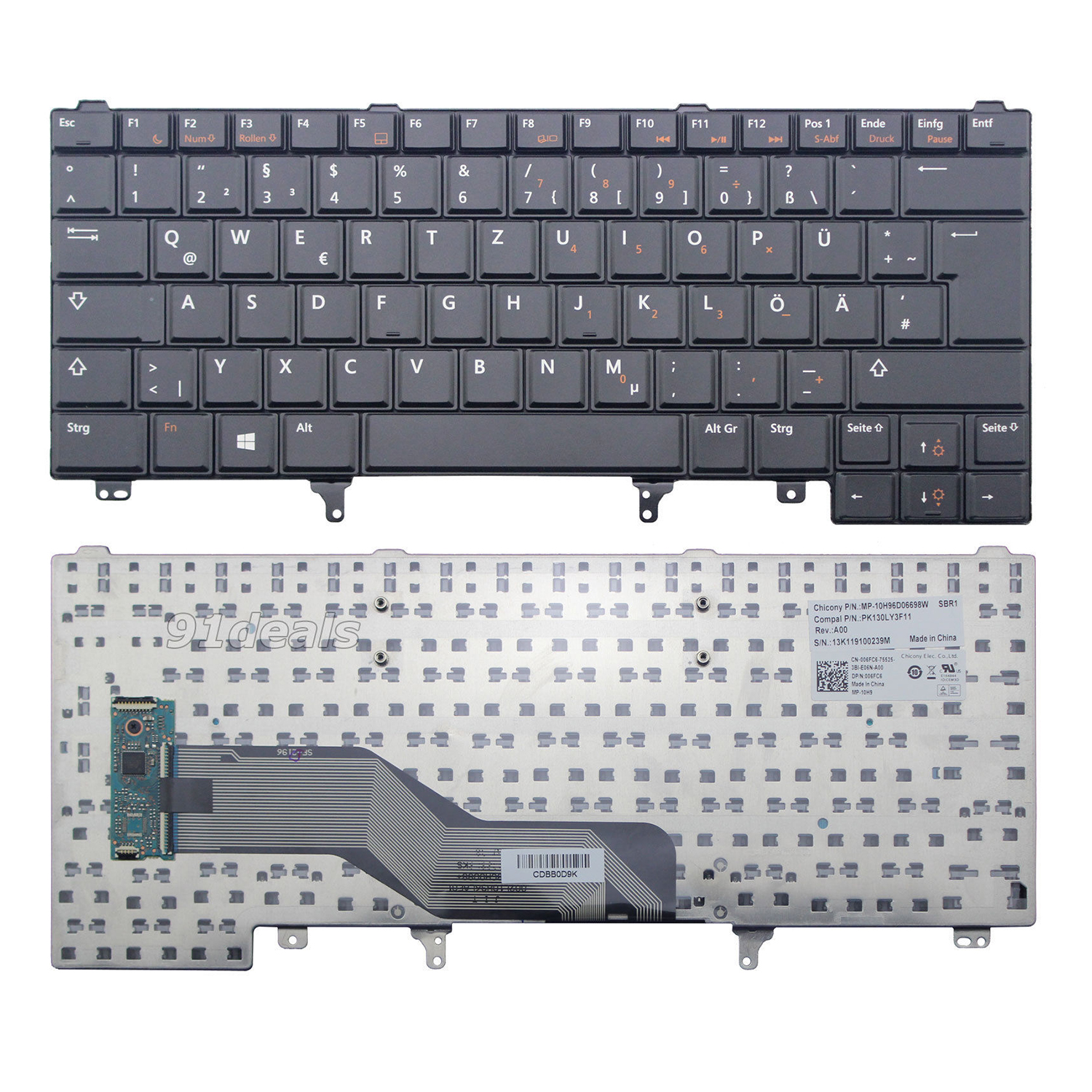 BÀN PHÍM LAPTOP DELL LATITUDE E6420 E6430 E6230 E6330 LOẠI ZIN