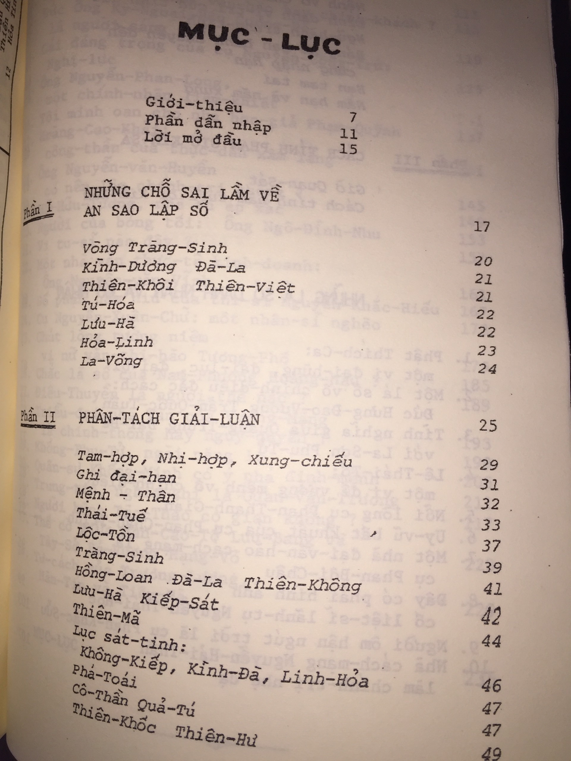 Sách Tử Vi Nghiệm Lý (Lý Mệnh Học)