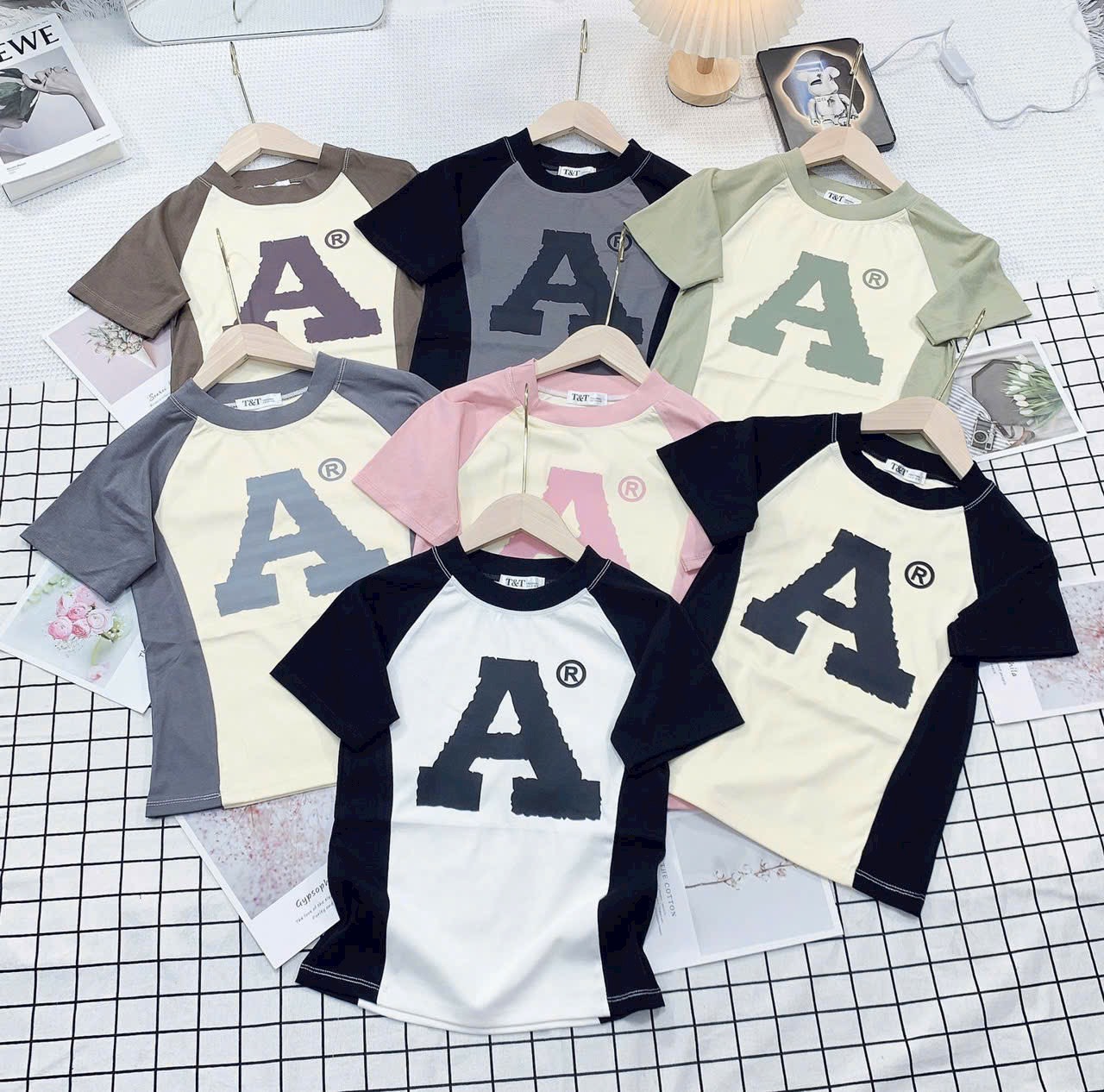 Áo thun babytee giao màu ngẫu nhiên, form to đẹp khách yên tâm