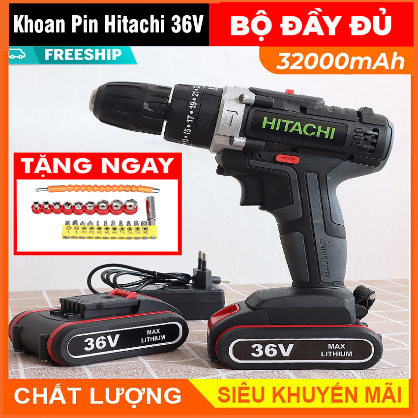 Máy khoan Pin Hitachi 36V