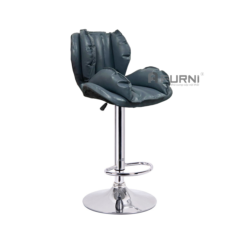 Ghế quầy bar tăng giảm độ cao nệm bọc simili nhiều màu đẹp hiện đại giá rẻ nhập khẩu Hồ Chí Minh CB2274-P / Grey Bar Stools / Dark Blue Bar Stools / Brown Bar Stools / Modern bar chair in Ho Chi Minh City