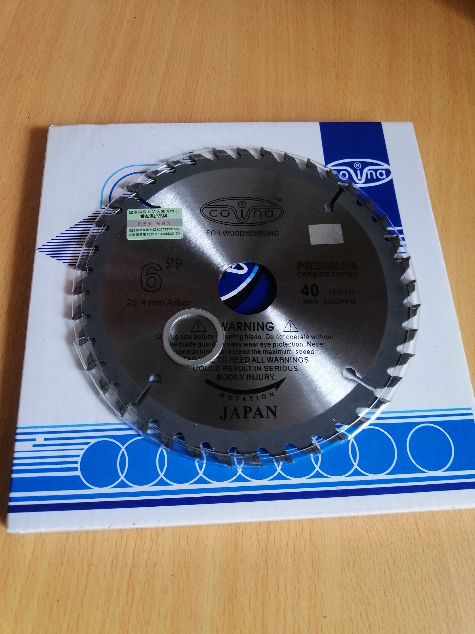 LƯỠI CƯA GỖ 150MM 40 RĂNG COVINA