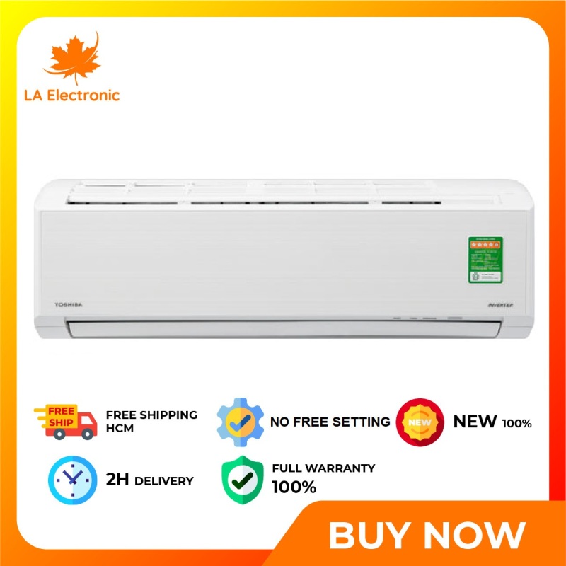 Bảng giá Trả Góp 0% - Máy lạnh Toshiba Inverter 1 HP RAS-H10D2KCVG-V Mẫu 2020 - Miễn phí vận chuyển HCM