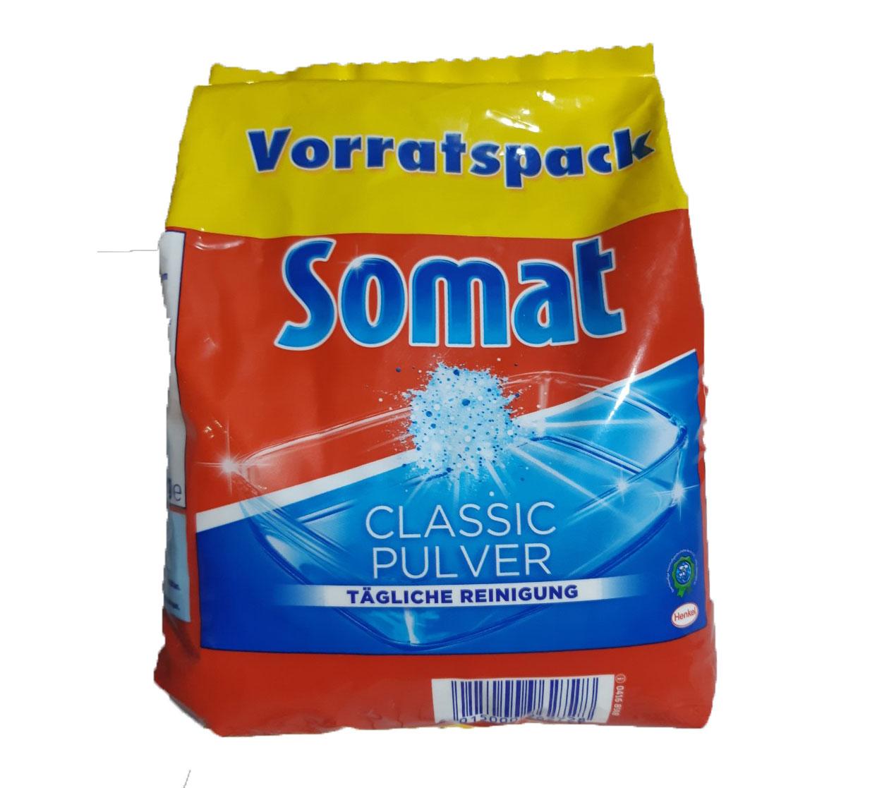 Combo 2 túi bột rửa ly & bát Somat 960g/ túi - Đức