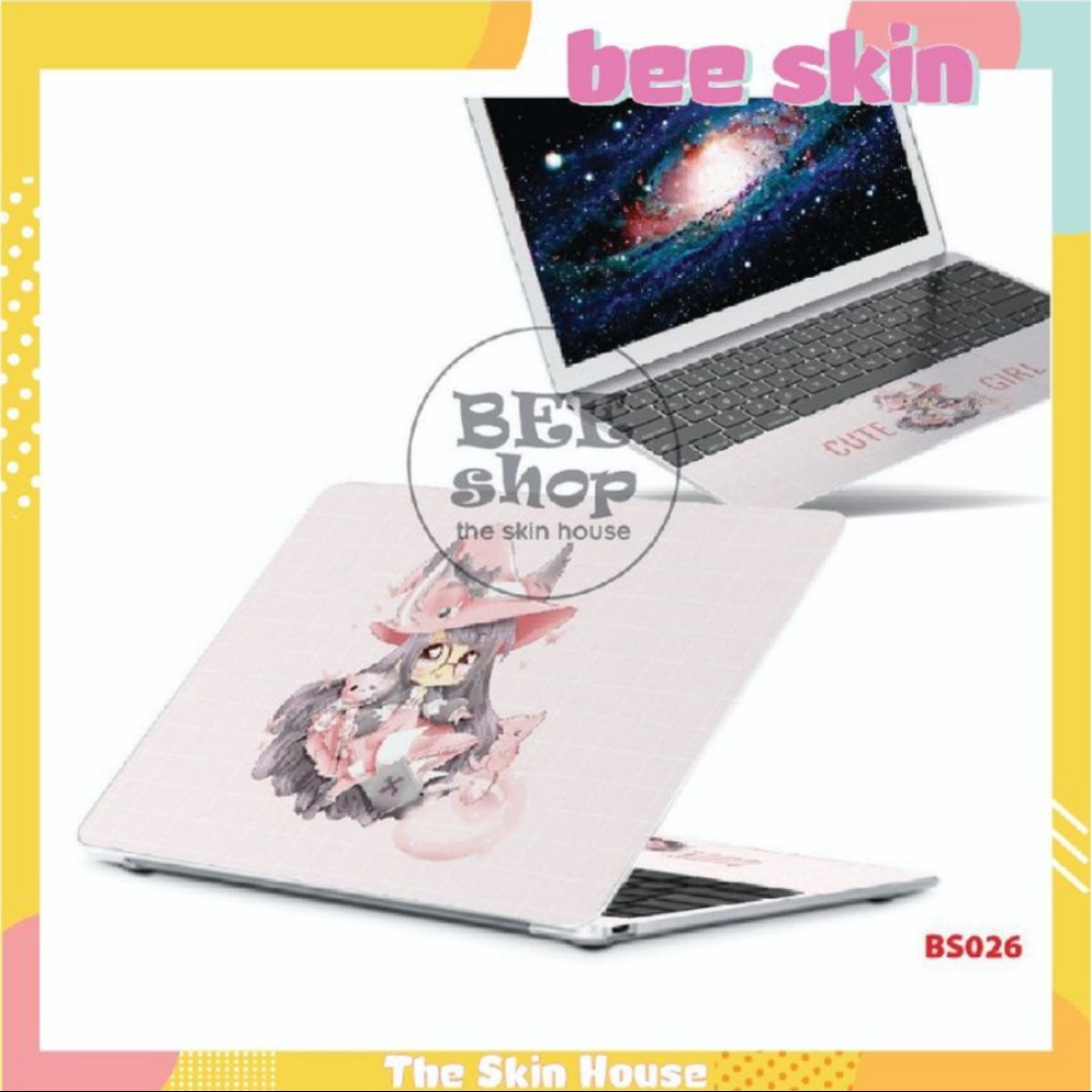 [07 themes] Skin, sticker, decal laptop for all brand laptop Macbook/Asus/Acer/Hp/Dell/Lenovo/Toshiba/....beeskin_decaldanlaptop