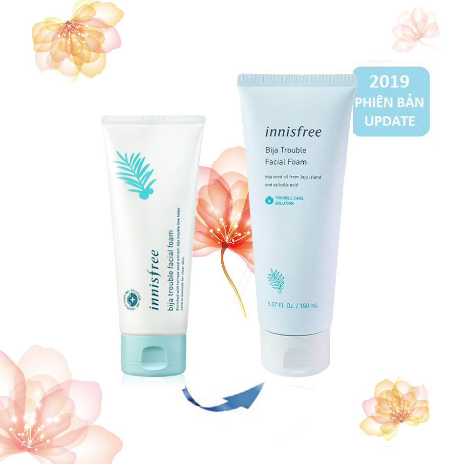 Sữa Rửa Mặt ngừa Mụn Innisfree Jeju Bija Trouble Facial Foam 150ml