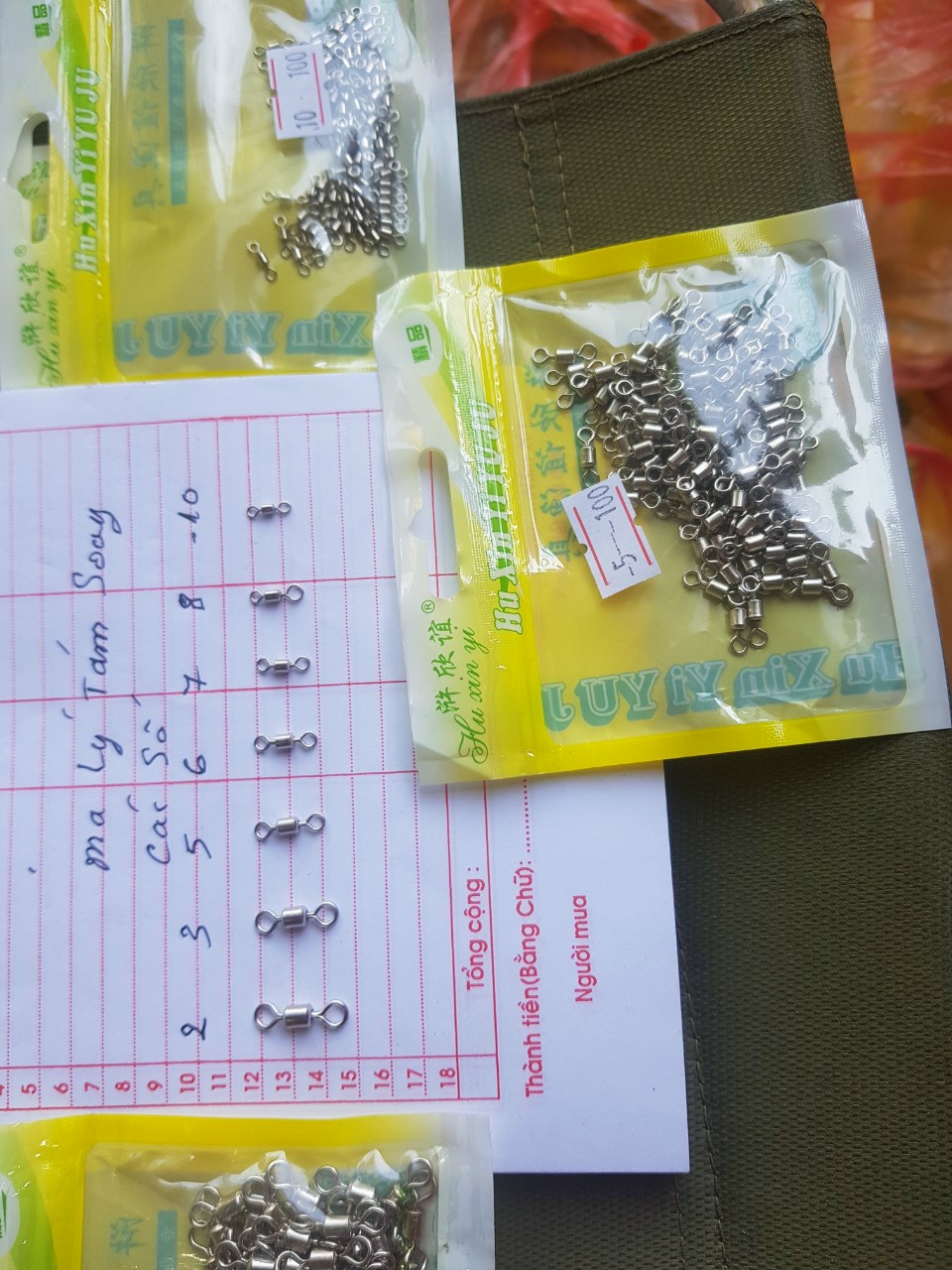Mani chống xoắn gói 100 chiếc