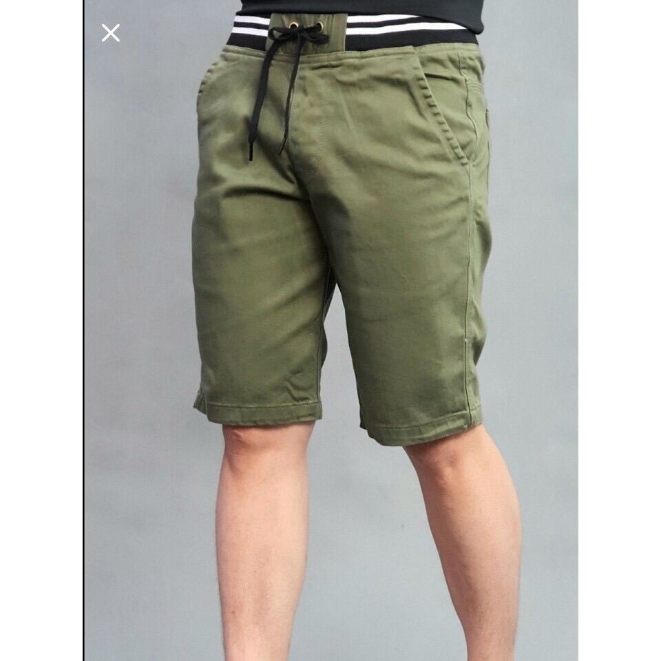 Quần Short KaKi Nam Lưng Thun T76