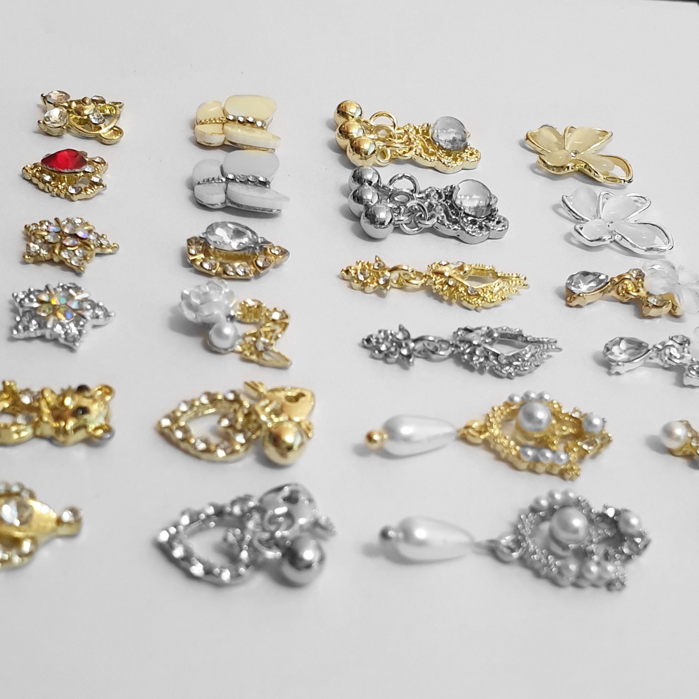 [Ảnh Thật] Charm Đá Cao Cấp Đính Móng 10A