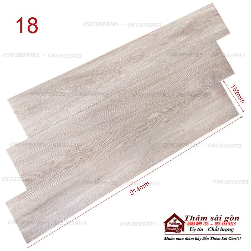 SÀN NHỰA VÂN GỔ 2MM (có sẳn keo)
