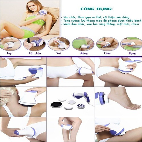 [BẢO HÀNH 12 THÁNG] Máy mát xa cầm tay Relax and Spin Tone