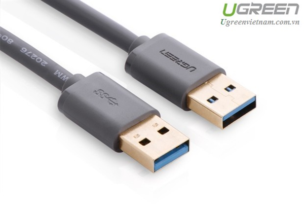 Cáp USB 3.0 hai đầu đực dài 0,5m  Ugreen 10369 cao cấp